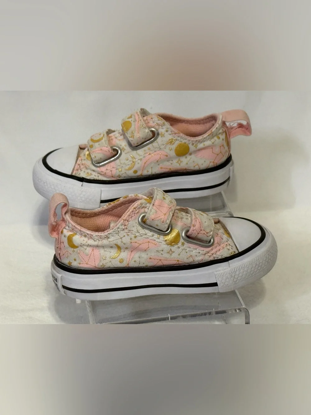 Converse Baby Girl’s 3 Chuck Taylor All-Star Constellations Celestial Sneakers